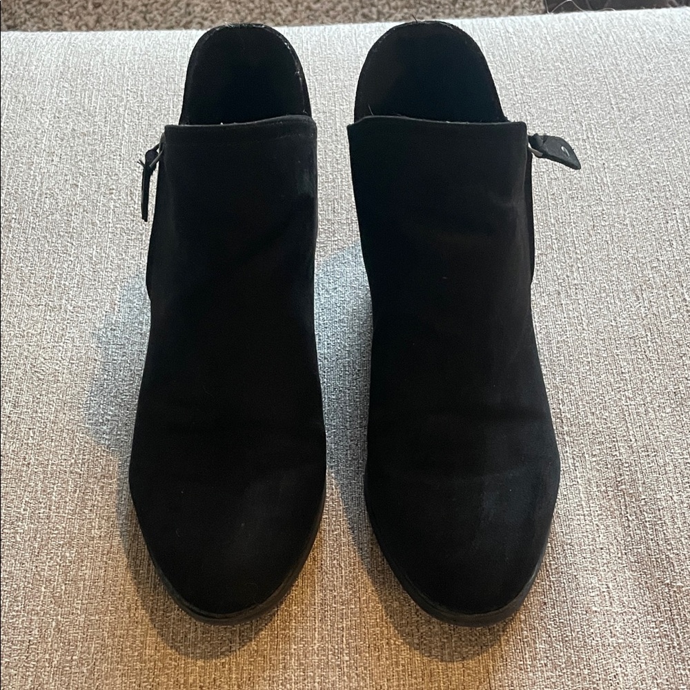 SO Black Suede Footwear
